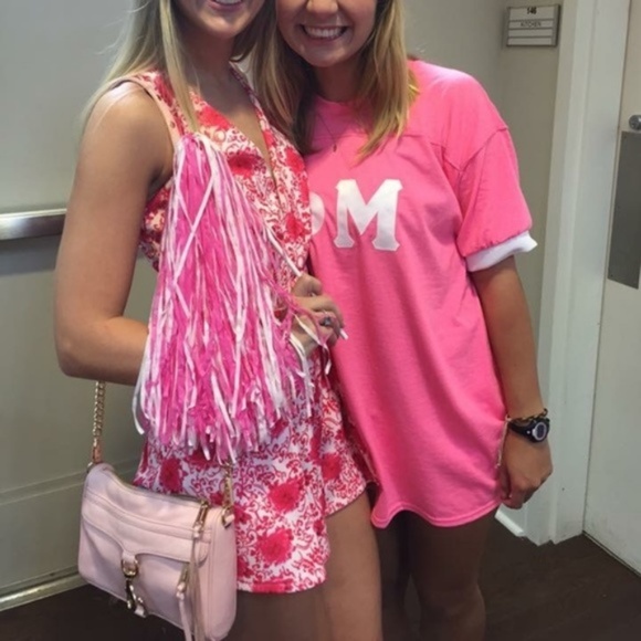 Lulu's Deep V Neck Floral Hot Pink OpenBack Romper - Picture 5 of 5